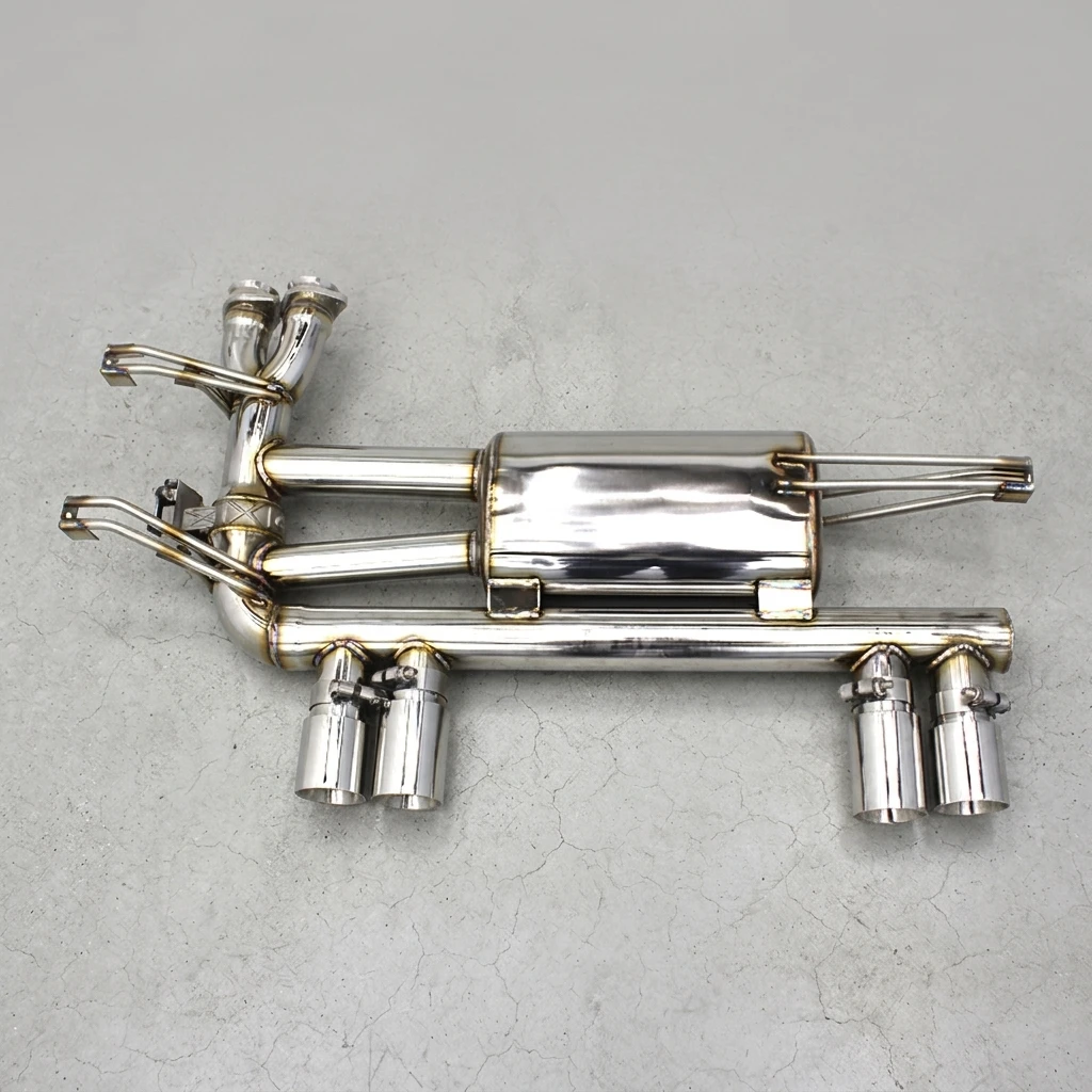 1 Axle Exhaust For BMW M3 E46 2004-2006 Exhaust Control Valve Muffler Escape Stainless Steel Car