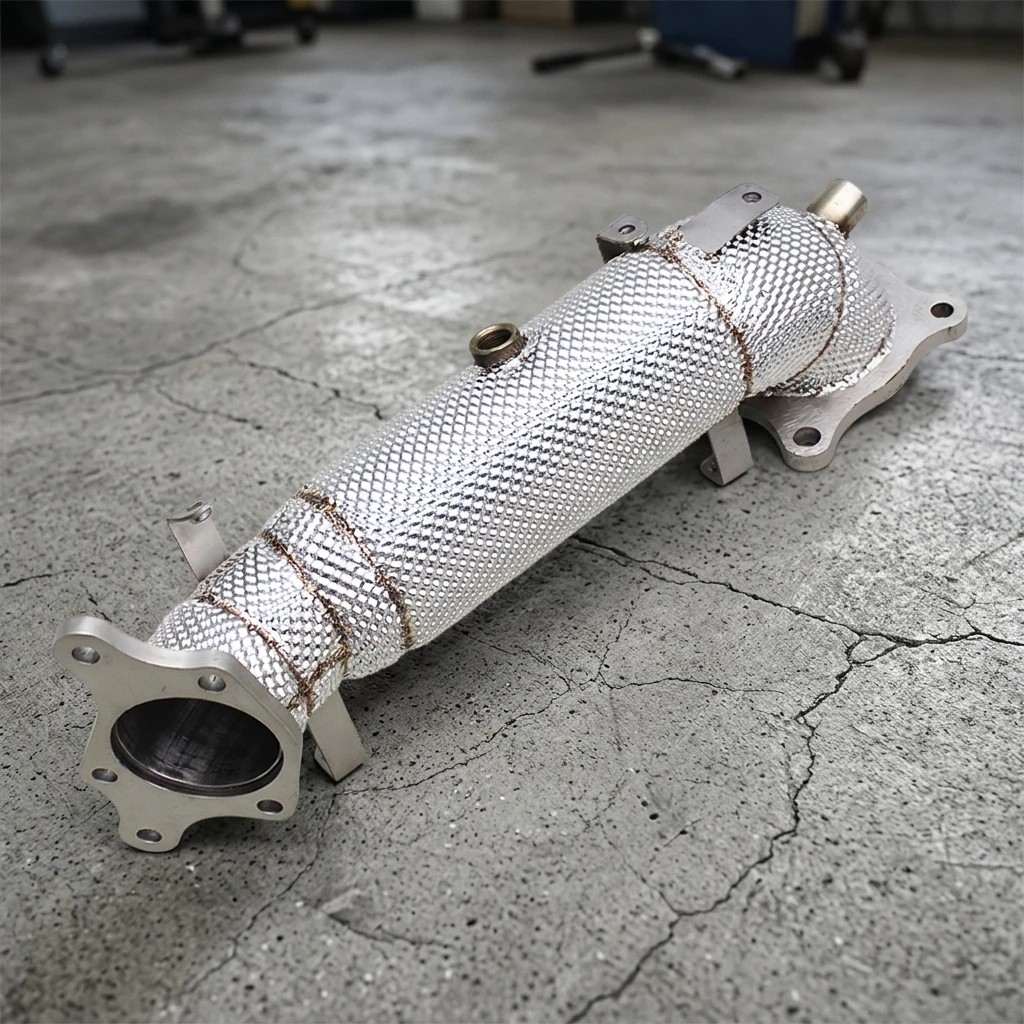1 Straight Downpipe For Honda Civic Type R/type-r Fk8 Fl5 2.0t 2015-2023 Straight Test Pipes Header