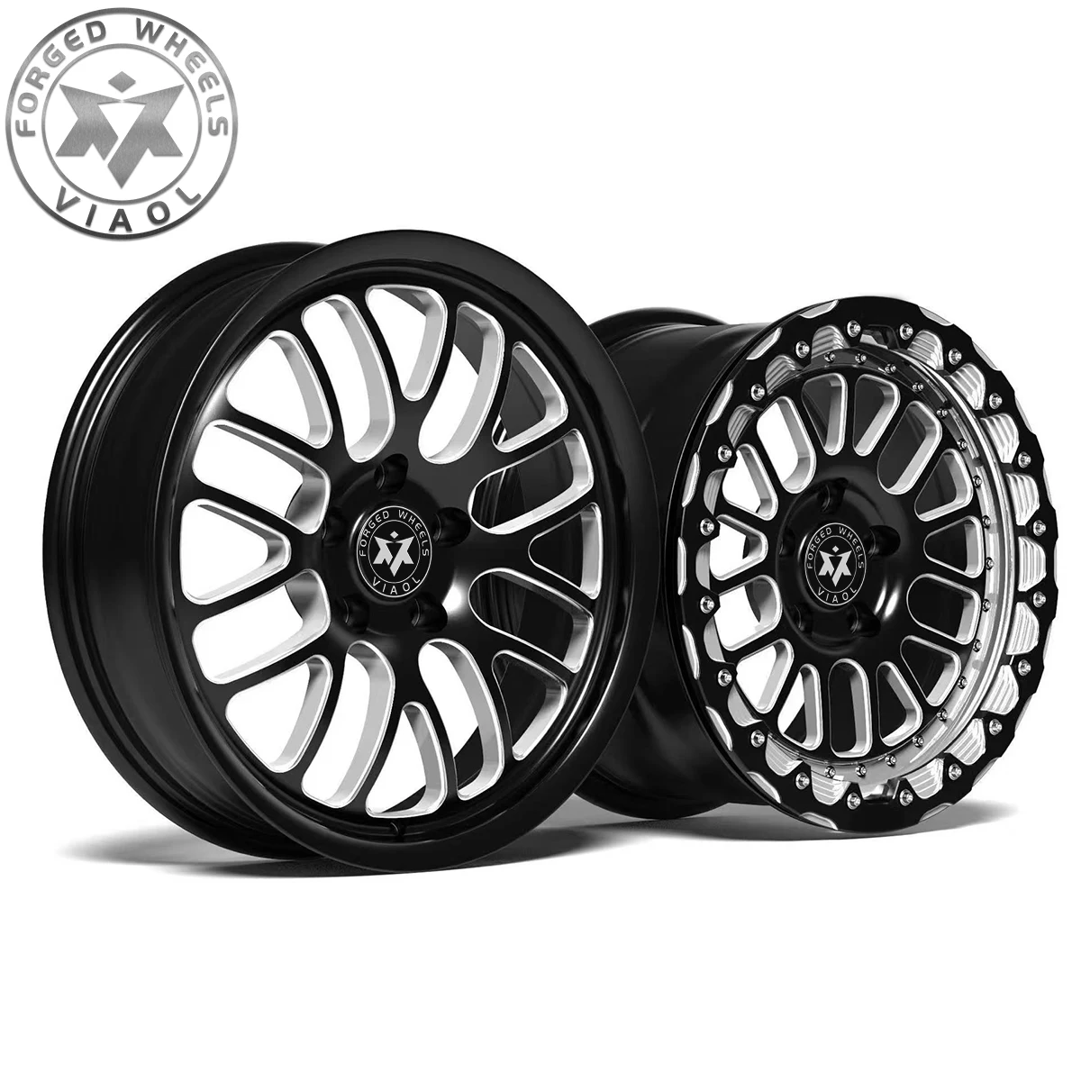 15x8/17x4.5 5x114.3/5x120 Lightweight Forged Drag Racing Wheels Alloy Rims Fit For Mustang Shelby