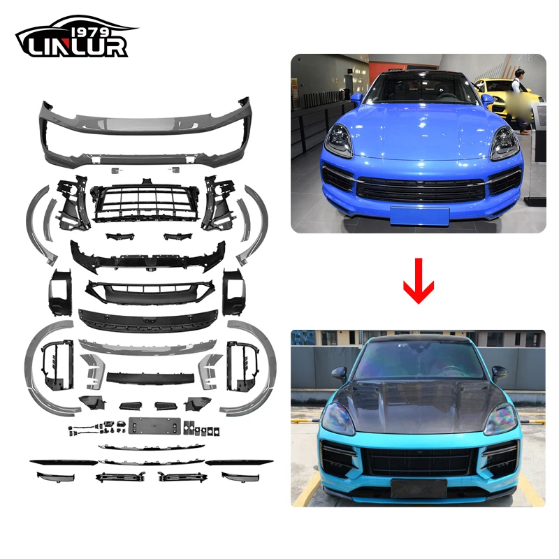 ]1979] 2018-2023 9y0.1 Front Bumper And Headlights Upgrade To 2024 9y0.2 Turbo Gt Style Body Kit