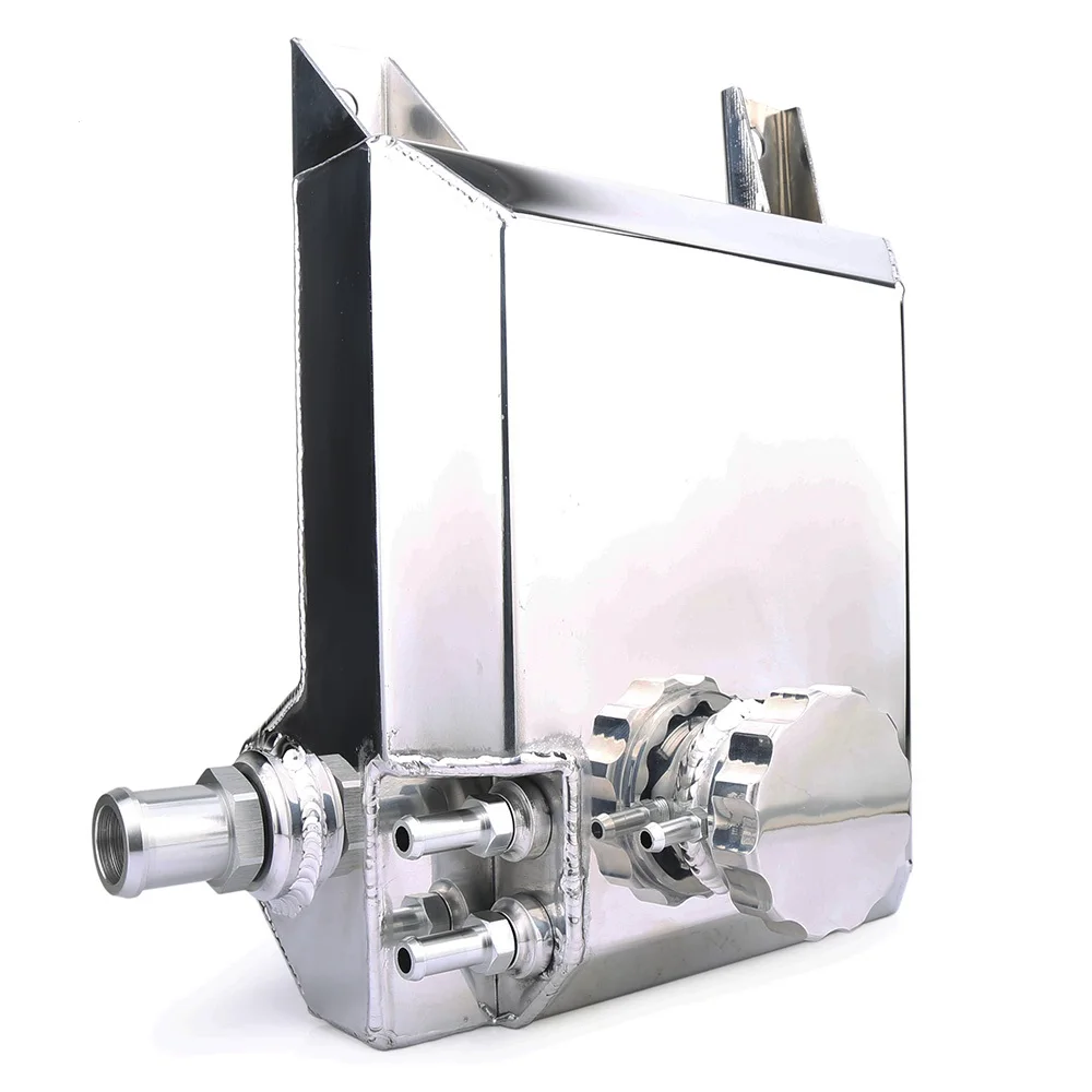 2.5l Aluminium Overflow Reservoir Tank For Ford Ba Bf Falcon Xr6 Xr8 Gt Fg