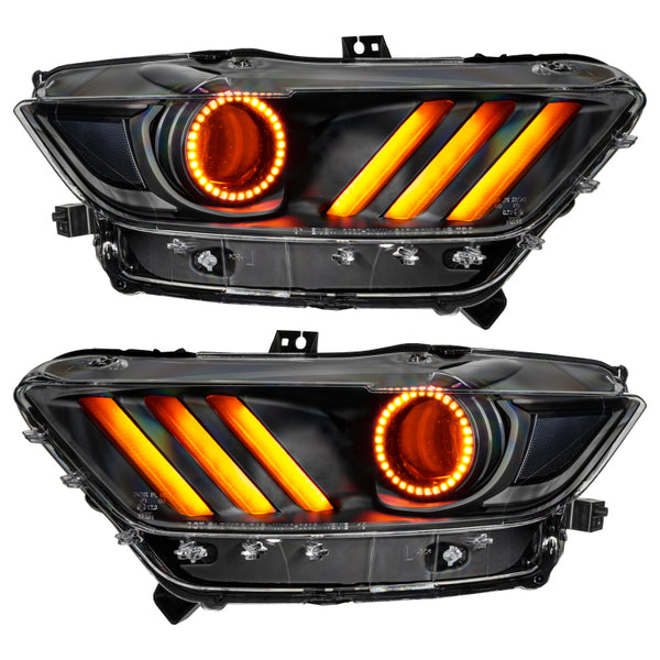 2015-2017 S550 Ford Mustang RGB LED Headlights | Mustang Headlights & Demon Eyes — photo 2