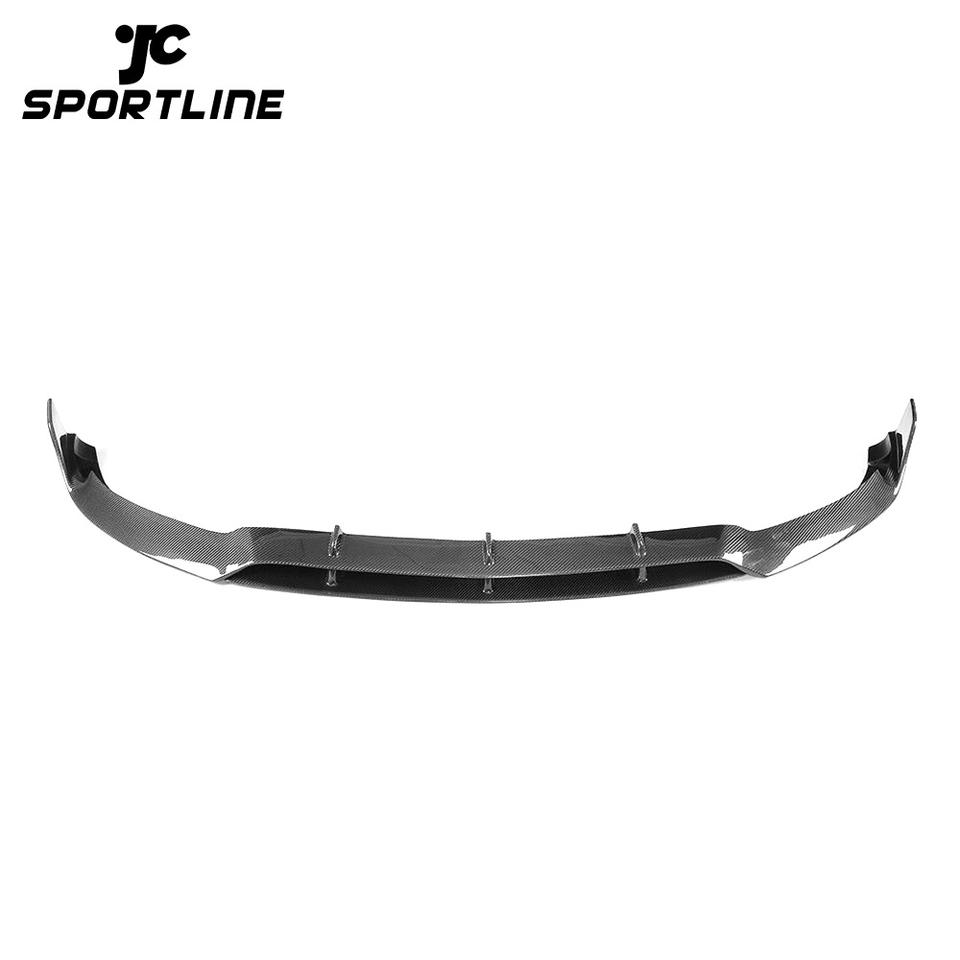 2015-2018 W205 Mercedes C63 AMG Coupe Carbon Fiber Front Bumper Lip | Splitter & Chin Spoiler — photo 4