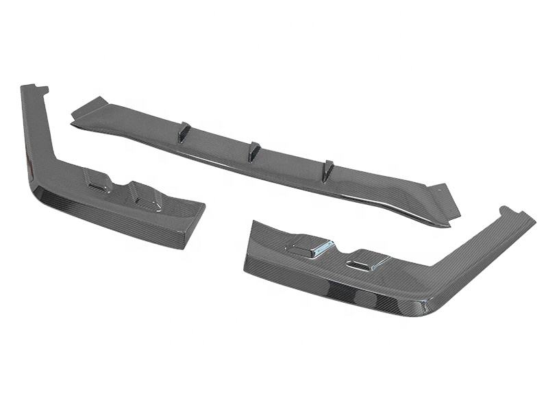 2015-2020 Subaru WRX Carbon Fiber Front Lip Splitter - MP Style, 3-Piece | Front Lip & Chin Spoiler — photo 3
