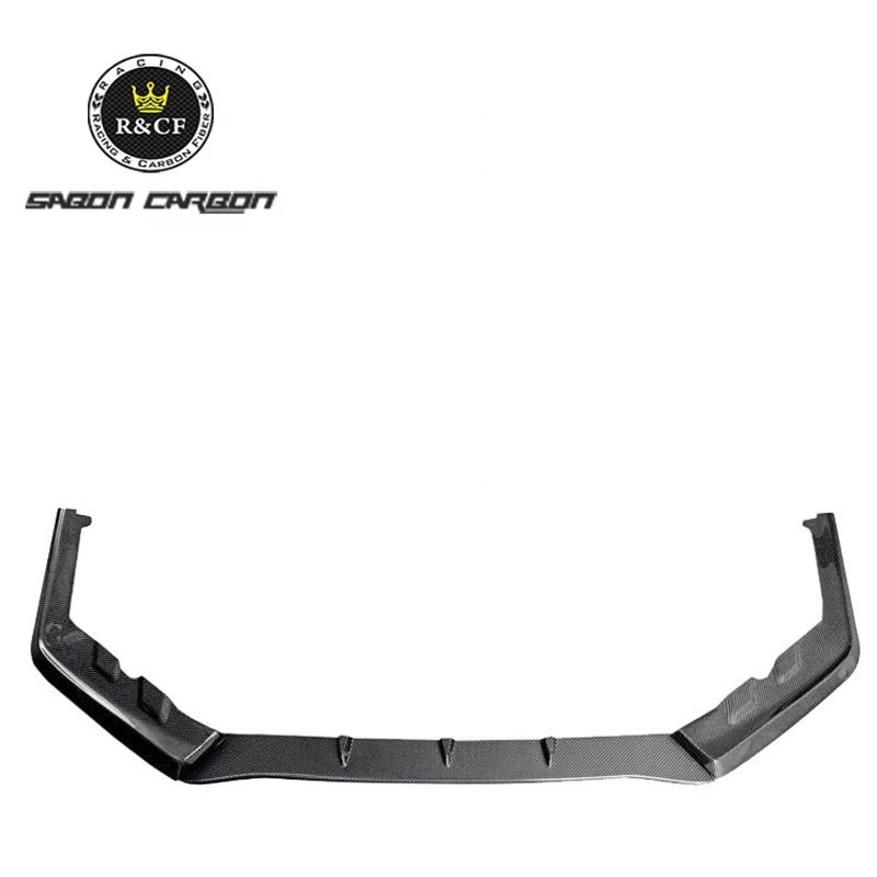 2015-2020 Subaru WRX Carbon Fiber Front Lip Splitter - MP Style, 3-Piece | Front Lip & Chin Spoiler — photo 2