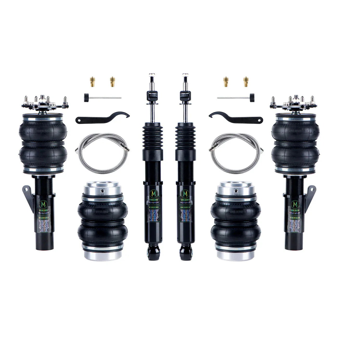 2016+ FC Honda Civic 10th Gen Air Suspension Kit - Air Struts, 50/52/54mm | Bagged Civic & Air Struts