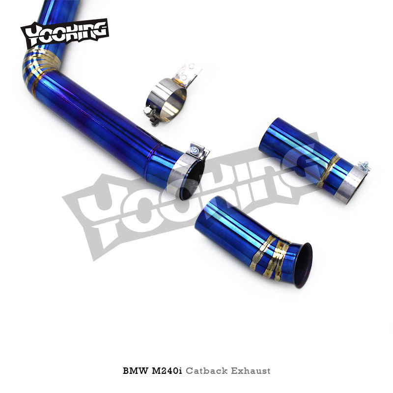2017-2023 F22/G42 BMW M240/M240i 3.0T Titanium Cat-Back Exhaust System | Ti Catback & Full-Send Exhaust โ photo 2