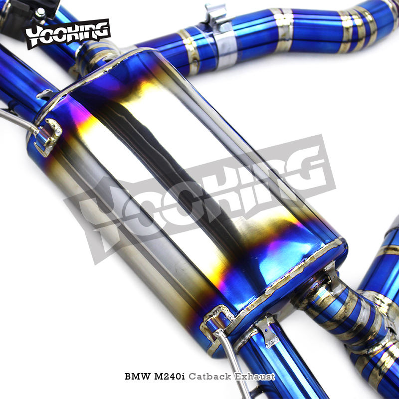 2017-2023 F22/G42 BMW M240/M240i 3.0T Titanium Cat-Back Exhaust System | Ti Catback & Full-Send Exhaust โ photo 4