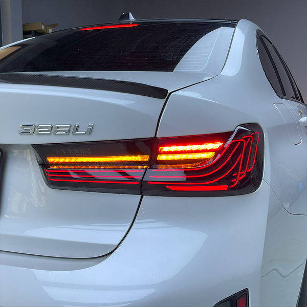2018-2022 G20/G28/G80 BMW 3 Series/M3 GTS-Style Sequential Dragon-Scale LED Taillights | G20 Taillights & Sequential Tail Lights โ photo 2