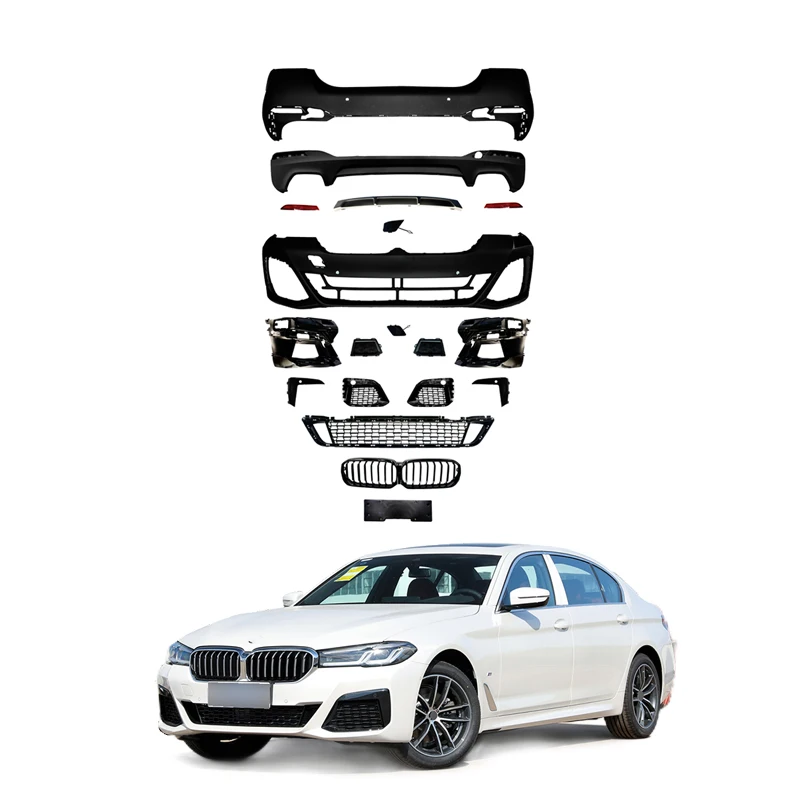 2021 2022 2023 5 Series G30 G38 Upgrade To Mt M Sport Style Look Car Bodykit Auto Bumpers Facelift For BMW G30 Lci