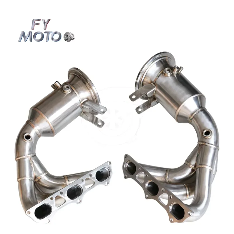 304 Stainless Steel Exhaust Catted Header For Porsche 911 Gt3 (992) Header 4.0 21-22