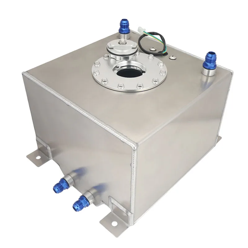 40 L/10 Gallon Lightweight Car Fuel Cell Tank,Aluminum Fuel Cell Gas Tank With Sensor Cap & Foam