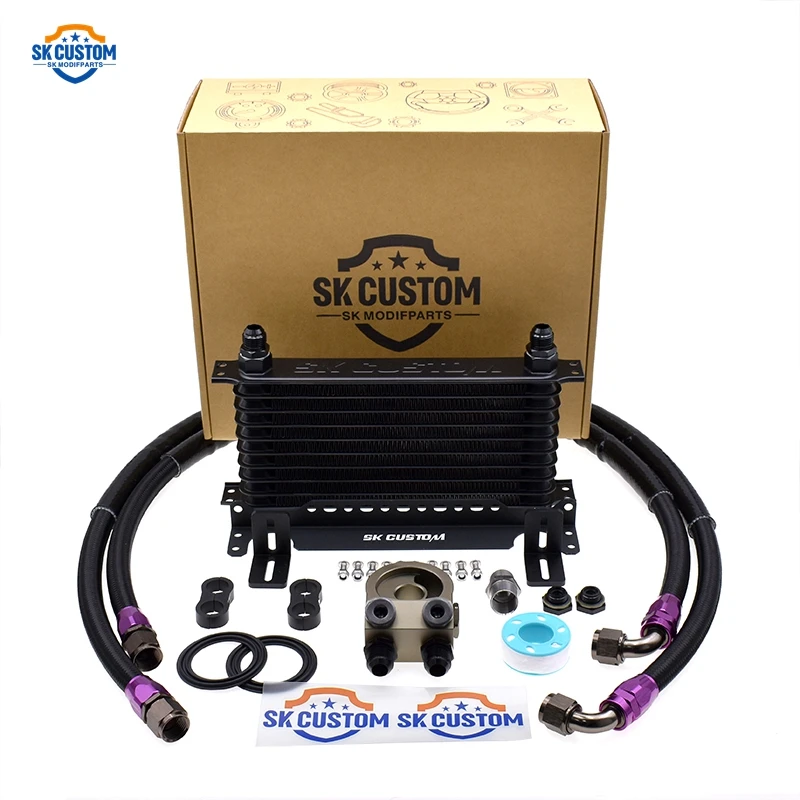 Aluminum Ltg Lgm Engine Oil Cooler Kit For Cadillac Ats-l Ct6 Xt5 Xts Cts Cooling Kit