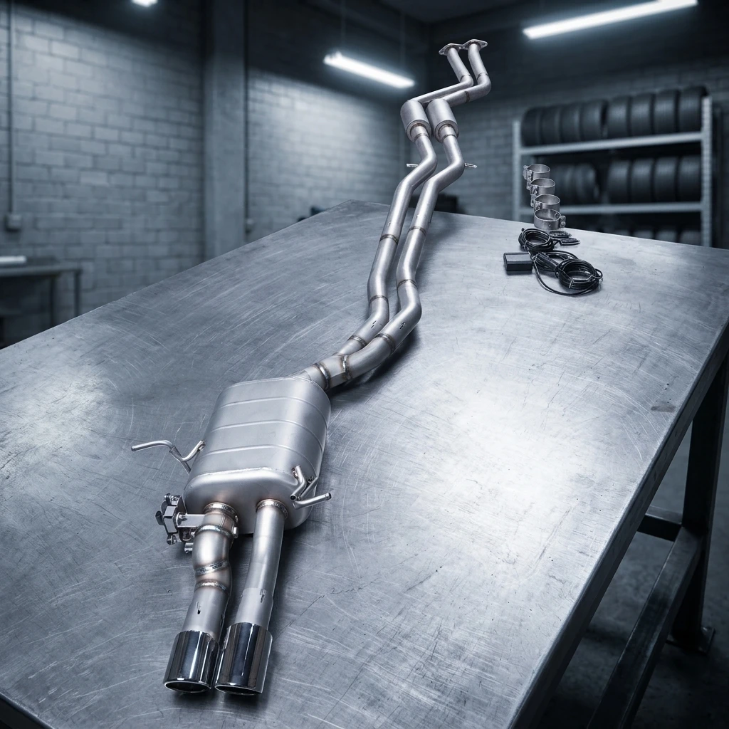 Applicable To The 1998-2005 BMW 3 Series E46 2.5l Catback High-performance Valve Exhaust System