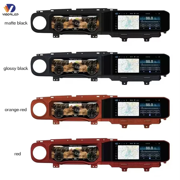 Auto Parts Multiple Colors Lcd Instrument Navigation Screen Digital Dashboard For Jeep Wrangler 2018-2023