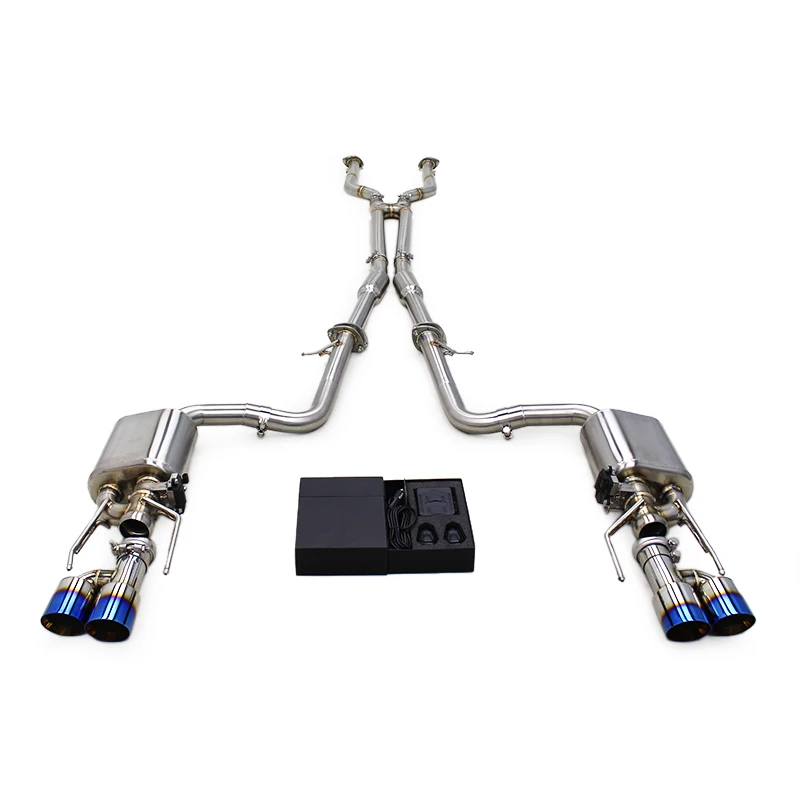 Auto Sport Catback For Lexus Ls460/ls460l 4.6l 2006-2012 X Mid Pipe Active Sound Stainless Steel
