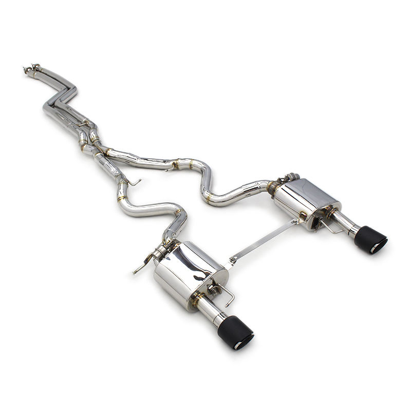 BK Exhaust Pipes for BMW 335/335i E90/E92/E93 N54 3.0T 2009-2013 Stainless Steel Catback Muffler Vacuum Valve