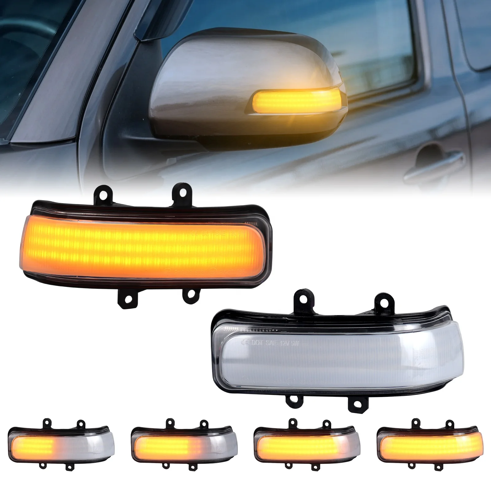 Blinker Led Sequentilal Turn Signal Lights For Toyota Rav4 4runner Tacoma Highlander Alphard Voxy Noah Dynamic Indicators Lamps