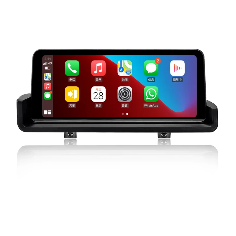 BMW 3 E90 E91 E92 E93 Car Stereo I-drive 10.25\" Touchscreen Linux System Android Auto Gps Navi