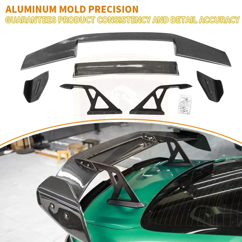 BMW M3 G80 M4 G82 G83 Dry Carbon Fiber Ad Style Car Rear Spoiler Trunk Wing
