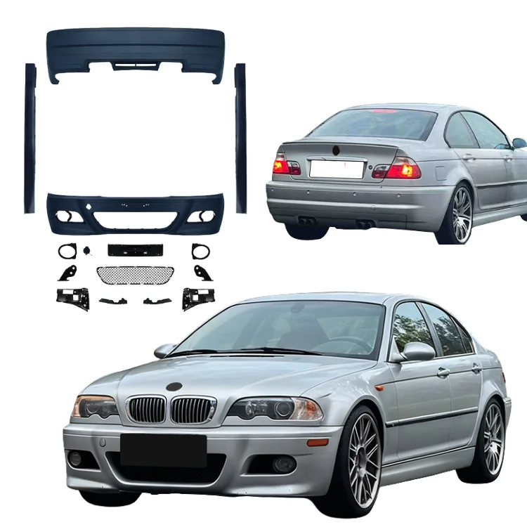Body Kit For BMW E46-m3 1997-2005 Front Bumper Rear Bumper Factory Direct Selling Price Middle Net