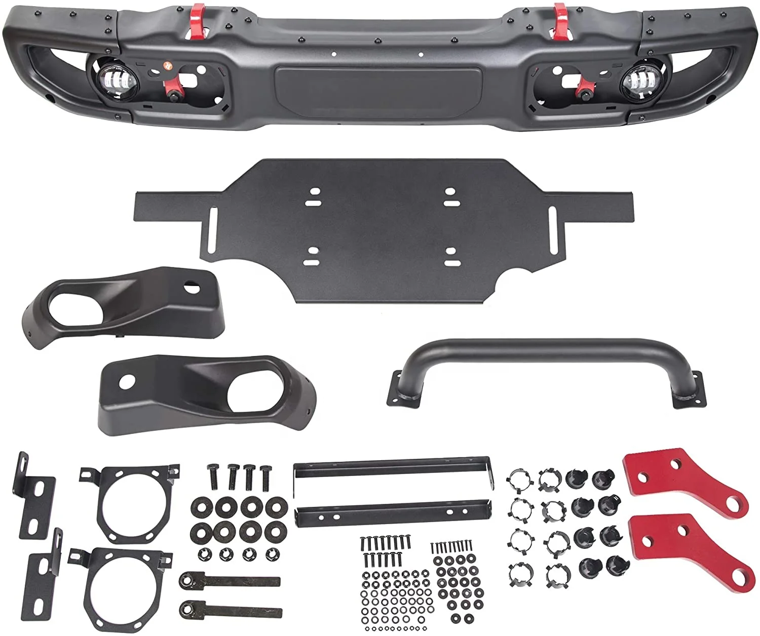 Car Accessories Steel Front Bumper 10th Anniversary Style For Wrangler Jk 2007-2017