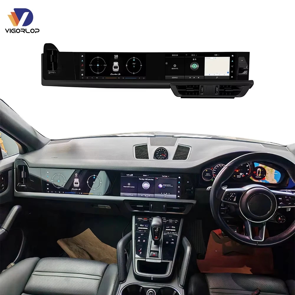 Car Monitor Auto Parts Multimedia Screen Stereo Gps Wireless Carplay Android Auto Radio For Porsche Cayenne 2018-2023