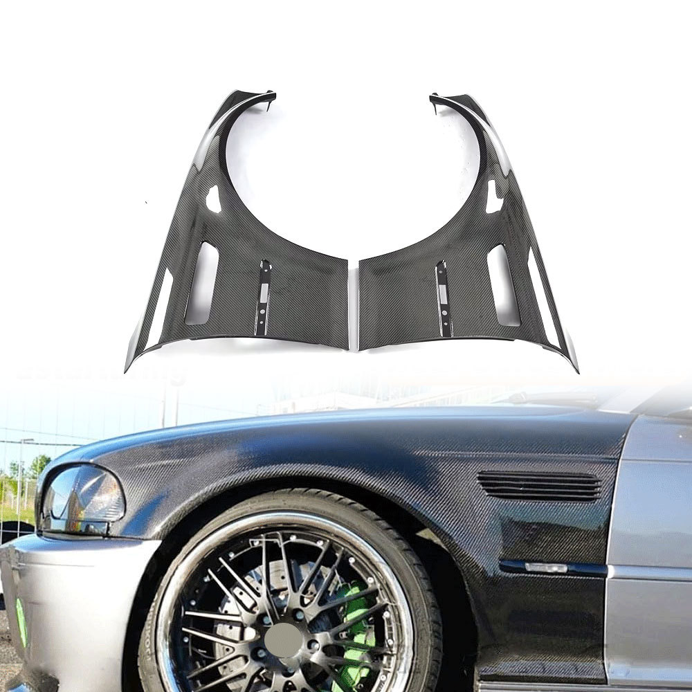 Carbon Fiber E46 M3 Door Fender For BMW E46 M3 Base Coupe 2-door 01-06