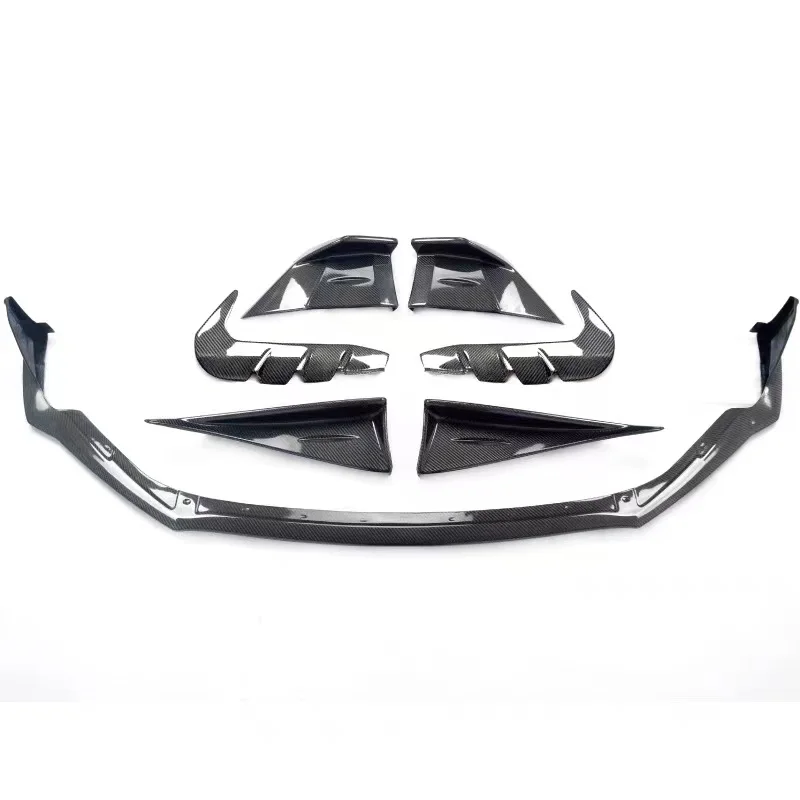 Carbon Fiber Front Lip Side Skirt Rear Diffuser Spoiler Wing Bonnet Hood Body Kit Fits For Subaru