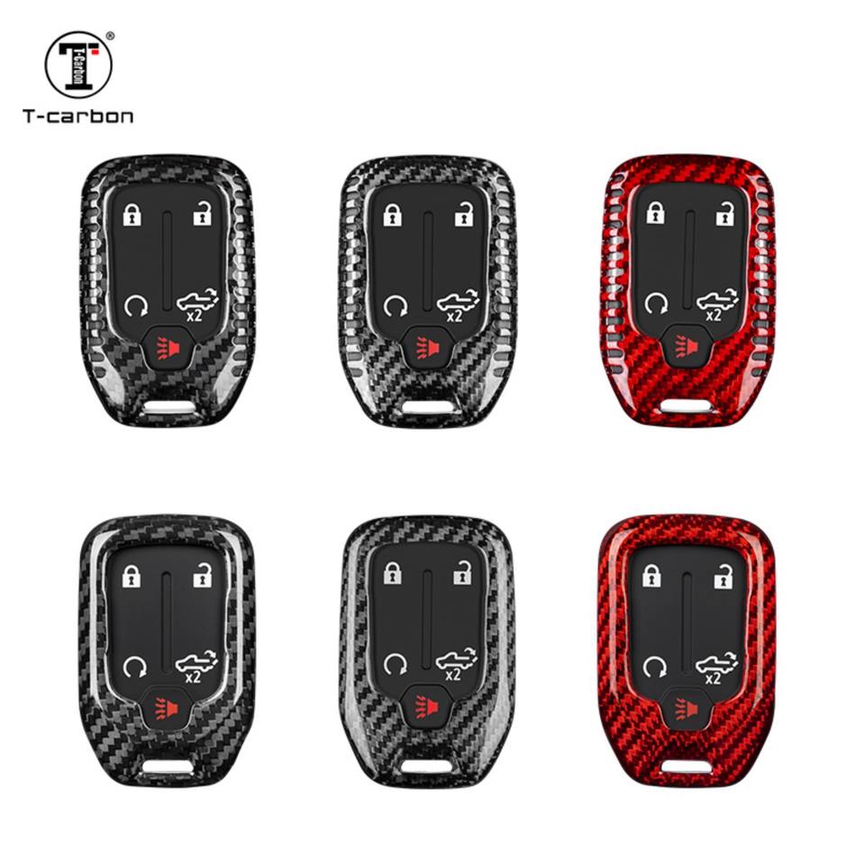 Carbon Fiber Key Case / Cover (multi-model GMC/Chevrolet fitment in title) — photo 2