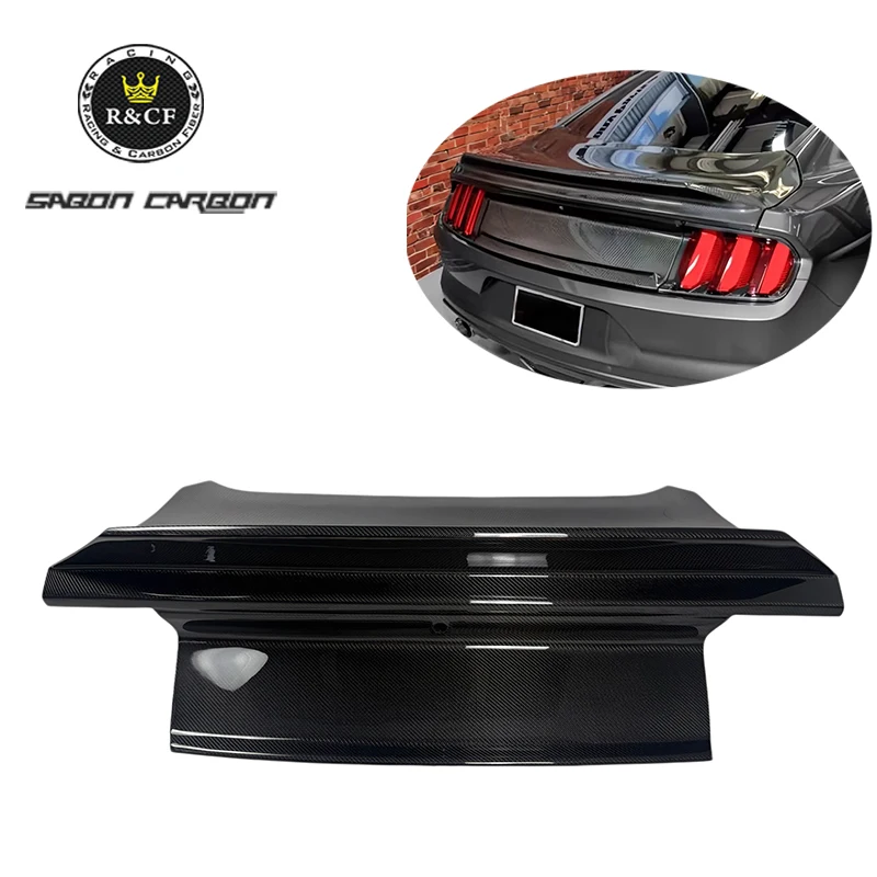 Carbon Fiber Trunk Lid For Ford Mustang S550 2017-2022