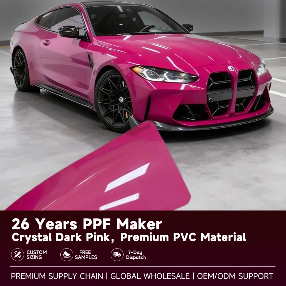 Carlas Hot Sale Factory Price Color Pvc Vinyl Premium Automotive Vinyl Film Paint Protection Film Fits All Car Model