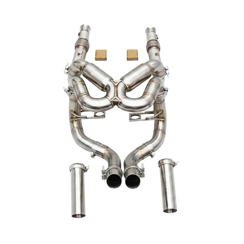 Catback Exhaust Downpipe For Lamborghini Murcielago Lp620/lp640/lp670 V12 6.5l 2006-2016 Stainless