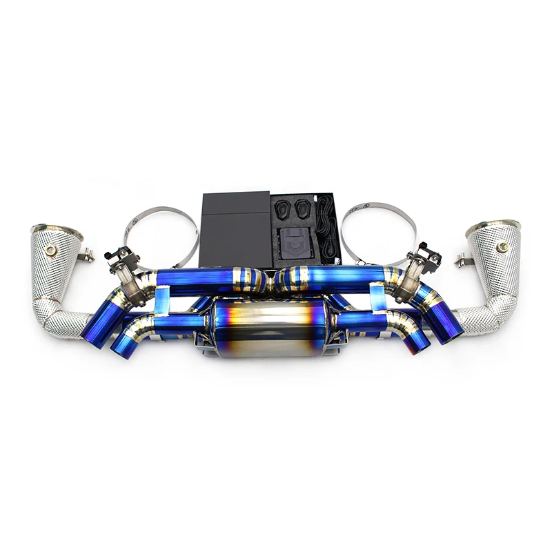 Catback Exhaust Downpipe Free Flow Pipes For Porsche 911 992 Turbo/targa 4 3.0t 2020-2023 Racing
