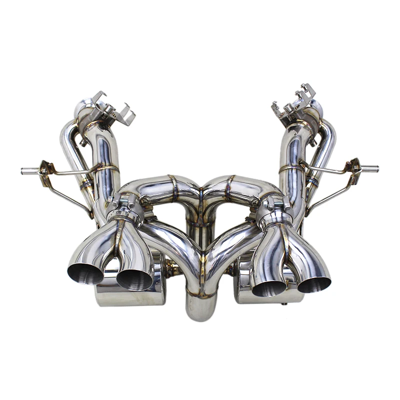 Catback Exhaust Pipes Muffler For Lamborghini Revuelto 6.5l V12 2023-2025 Stainless Steel Car