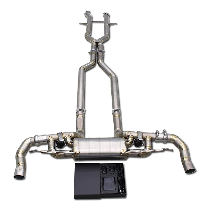 Catback Exhaust Pipes With Valve For Mercedes-benz Gls63 Amg W166/x166 5.5t 2015-2019 Racing