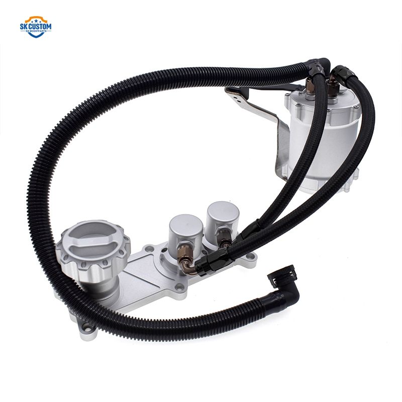 CNC Aluminum Oil Catch Can Kit for Audi B9 S4 S5 SQ5 3.0T V6 (SK CUSTOM)