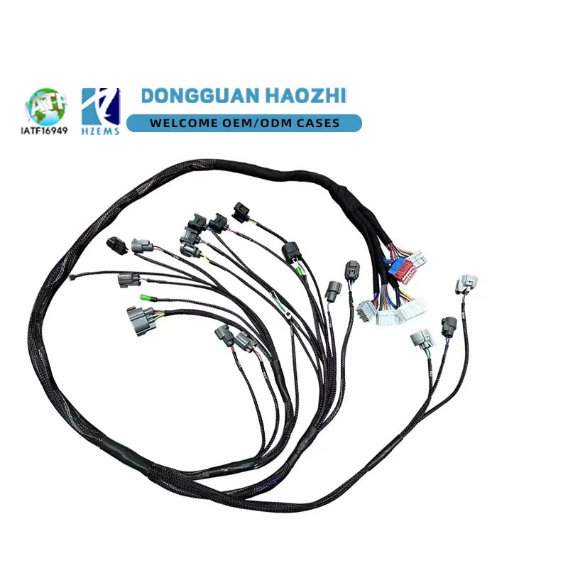 Cnch-obd2-1 Tucked Engine Wiring Harness For Honda Civic Integra B16 B18 D16 1989-2000 Wires Cables & Cable Assemblies