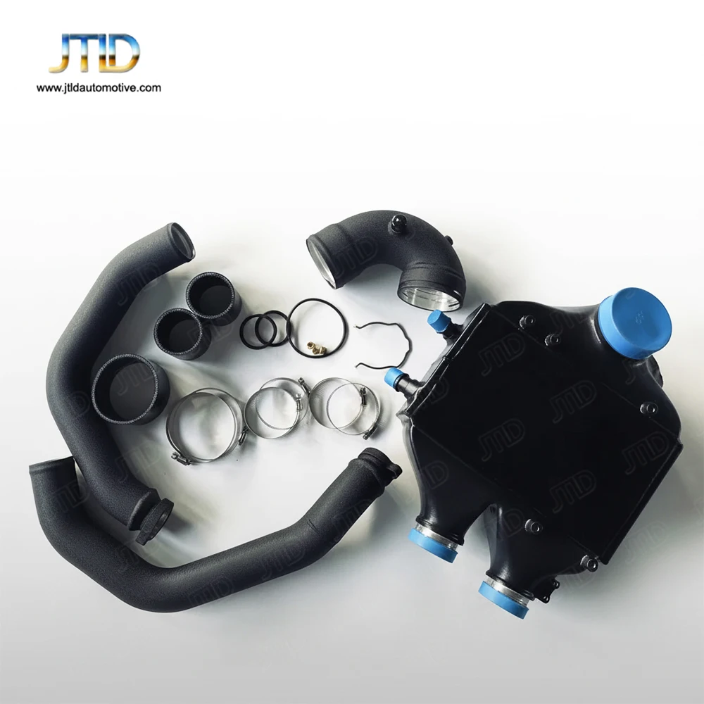 Complete Intercooler With Charge Pipe & Turbo Inlet Pipe Kit For BMW S55 F80 M3 F82 M4 F87