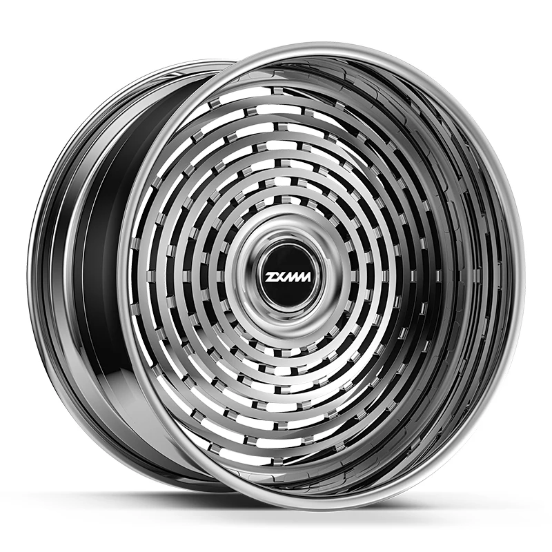 Custom Alloy Forged Wheel Rims 2-pieces 17 18 19 20 21 22 24 26 28 Inch Deep Dish Forging Concave Wheel