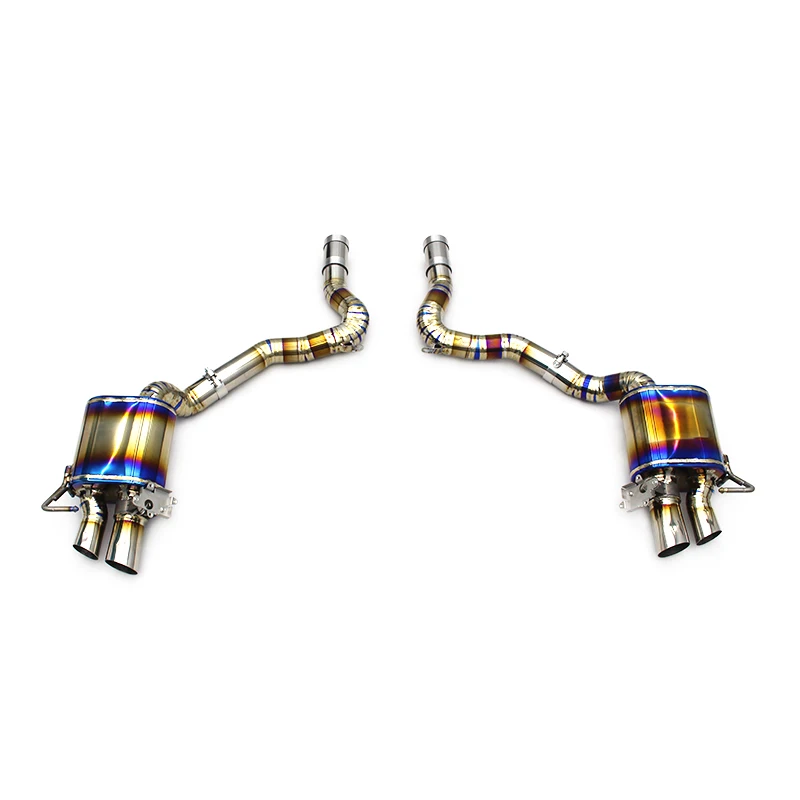Custom Axle Exhaust With Oem Valves For Bentley Continental Gt V12 6.0t 2018-2024 Racing Pipes