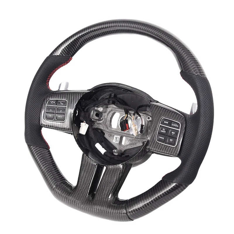 Custom Carbon Fiber Steering Wheel For Chrysler 300 Jeep Compass Cherokee (grand Cherokee) Wrangler
