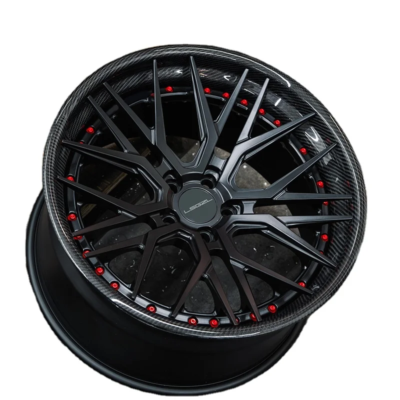 Custom Oem Deep Dish Car Carbon Fiber Wheel For BMW Audi Urus C8 Wheel Rim 18 19 21 20 22 Inch