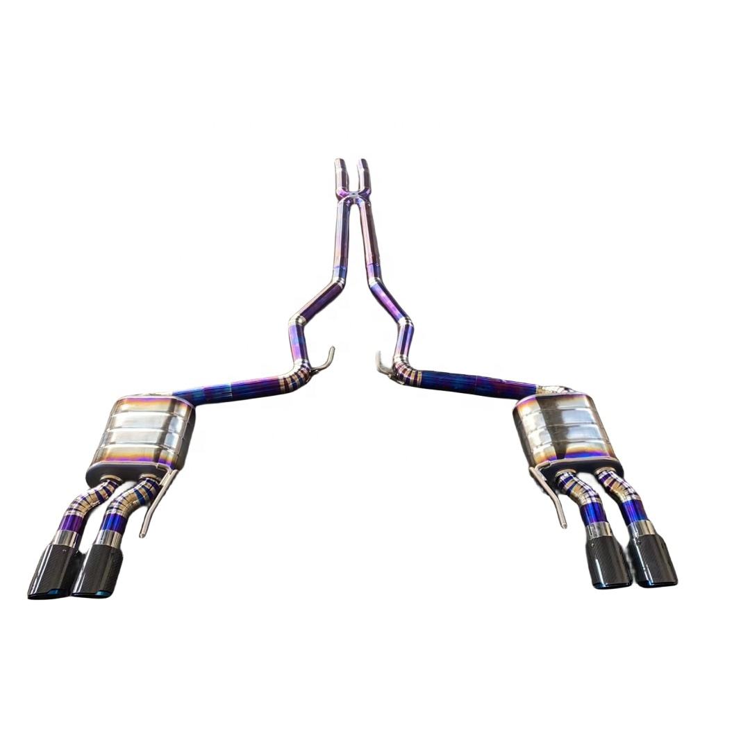 Custom SS304 / Titanium Cat-Back Exhaust Pipe System for Ford Mustang GT 5.0 | Cat-Back Exhaust