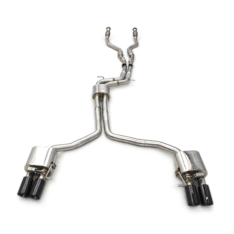 Custom Stainless Steel Tuning Catback Exhaust For Audi S4/s5 B8.5 3.0t 2013-2019 304ss Valved