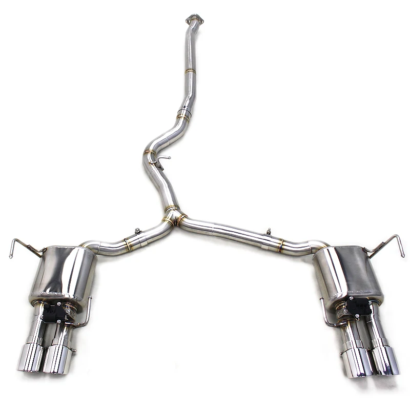 Custom Tuning Catback Exhaust Pipes For Subaru Impreza Wrx/sti 2.5t 2008-2021 Ss304 Exhaust System