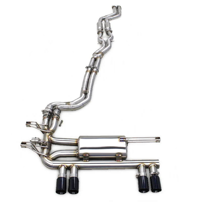 Custom Valvetronic Catback Exhaust System For BMW M3 E46 2004-2006 Ss304 Exhaust Pipes Muffler
