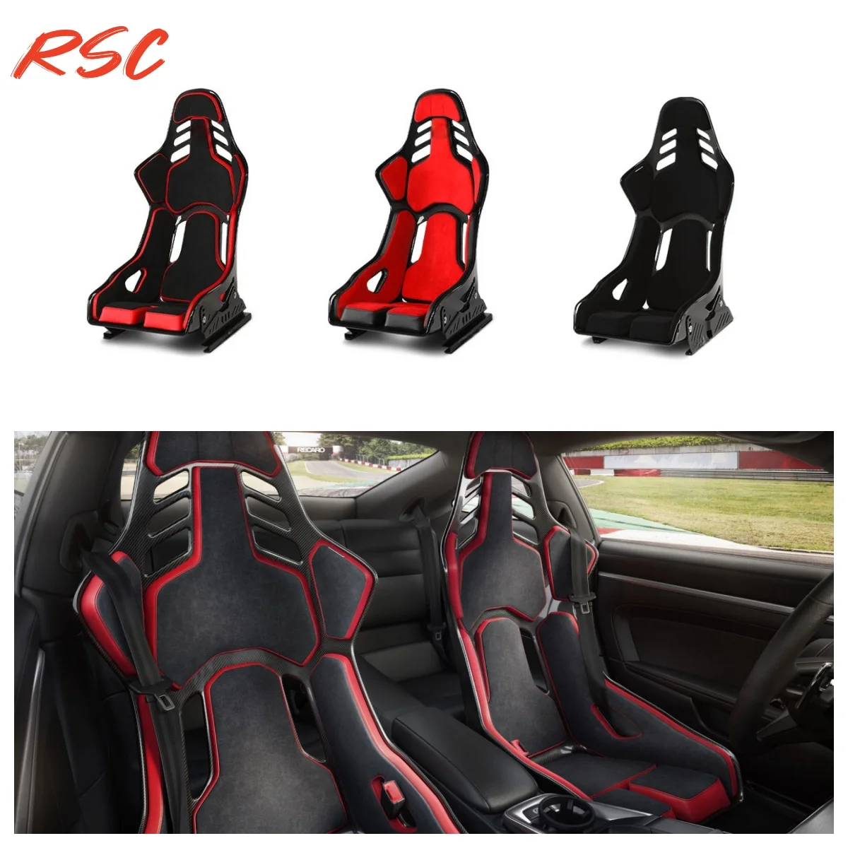 Customizable Universal Dry Carbon Fiber Car Seat Backrest Cover Suitable For All Models