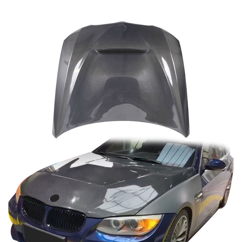 Customized GTS Style E92 Real Carbon Fiber Bonnet Hood for BMW 3 Series E92 335i 335 2007-2010 Pre LCI or LCI Upgrade (NENSNEES E92)