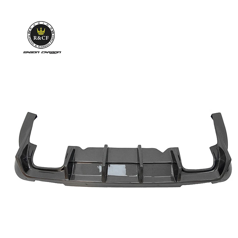 Dodge Challenger Hellcat Carbon Fiber Rear Bumper Lip Diffuser 2015-2019